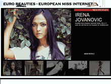 Tablet Screenshot of euro-beauties.com